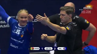 Mundial Femenino de Dinamarca/Noruega/Suecia 2023 - 1º Fase 3º Partido Gr. D. Angola vs. Islandia